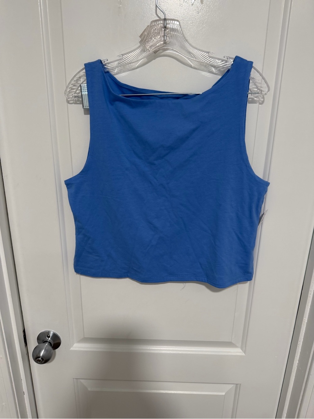 GAP Bright Blue Cropped Tank Top
